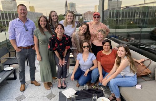 Connect Team Photo - on the Cowford Rooftop